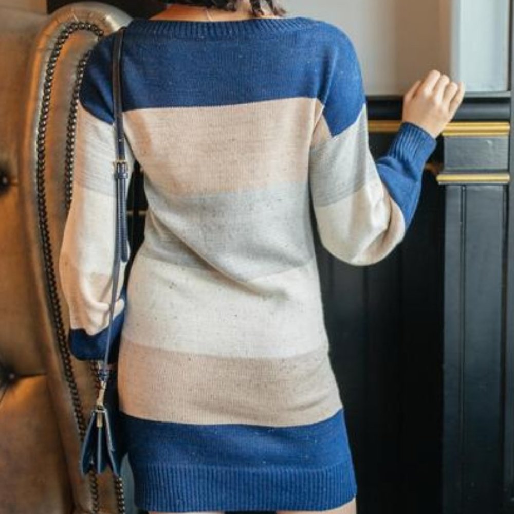Sentimental Striped Tunic Dress - Picture 2 of 5